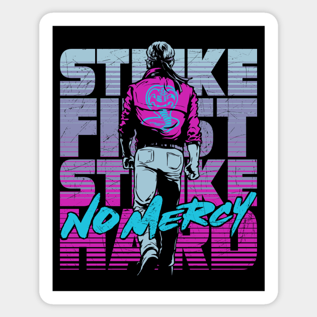 No Mercy (80s alternate) Sticker by djkopet